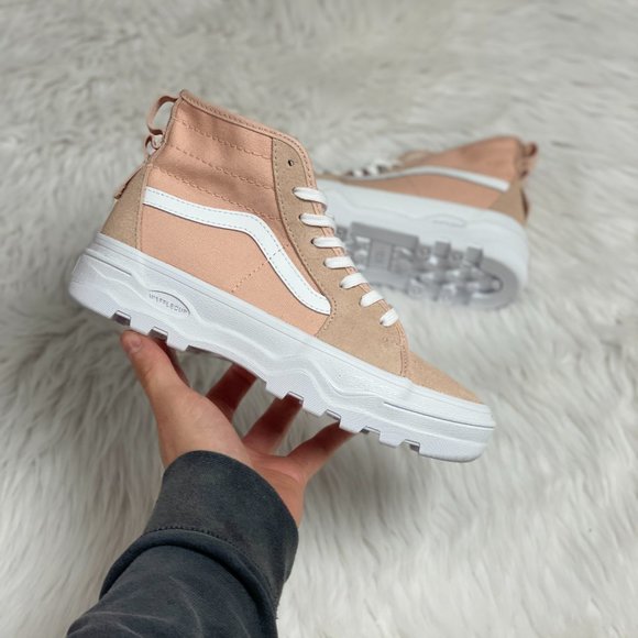 Vans Shoes - Vans Sk8 High Top Womens Casual Canvas Suede Shoes Pink VN0A5KY5W0D NEW Size 6.5